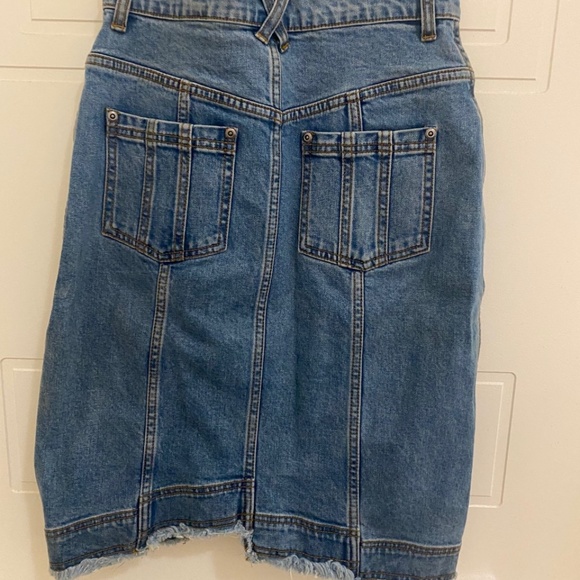 Aje - Penelope Denim Skirt - Classic Wash, Size 8 - Picture 5 of 5